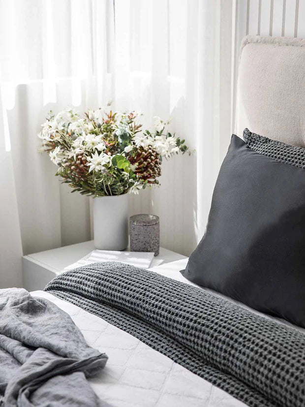 Silk Pillow Case - Slate Grey